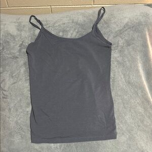 Women’s Fitted Gray Sleeveless Camisole